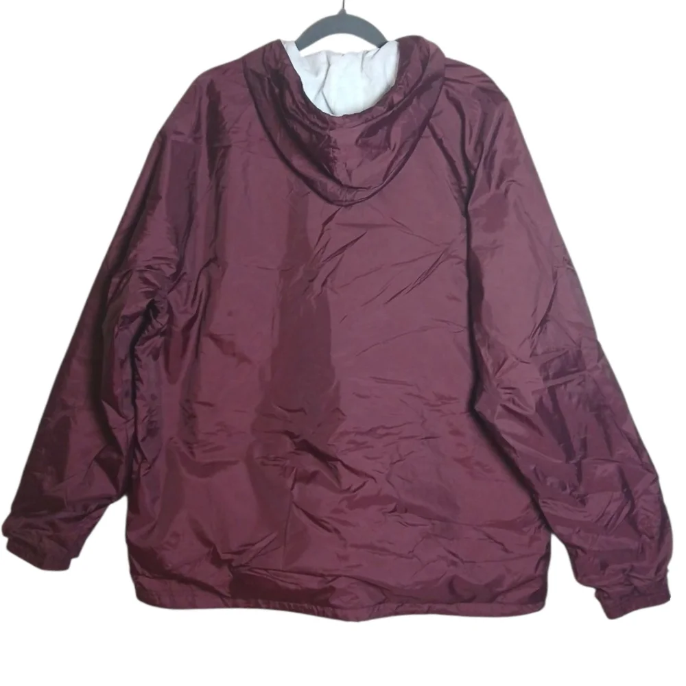 Charles River Apparel‎ Maroon Windbreaker Sz L - Picture 4 of 8
